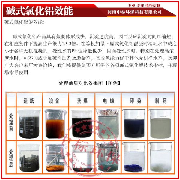 中標堿式氯化鋁效能介紹